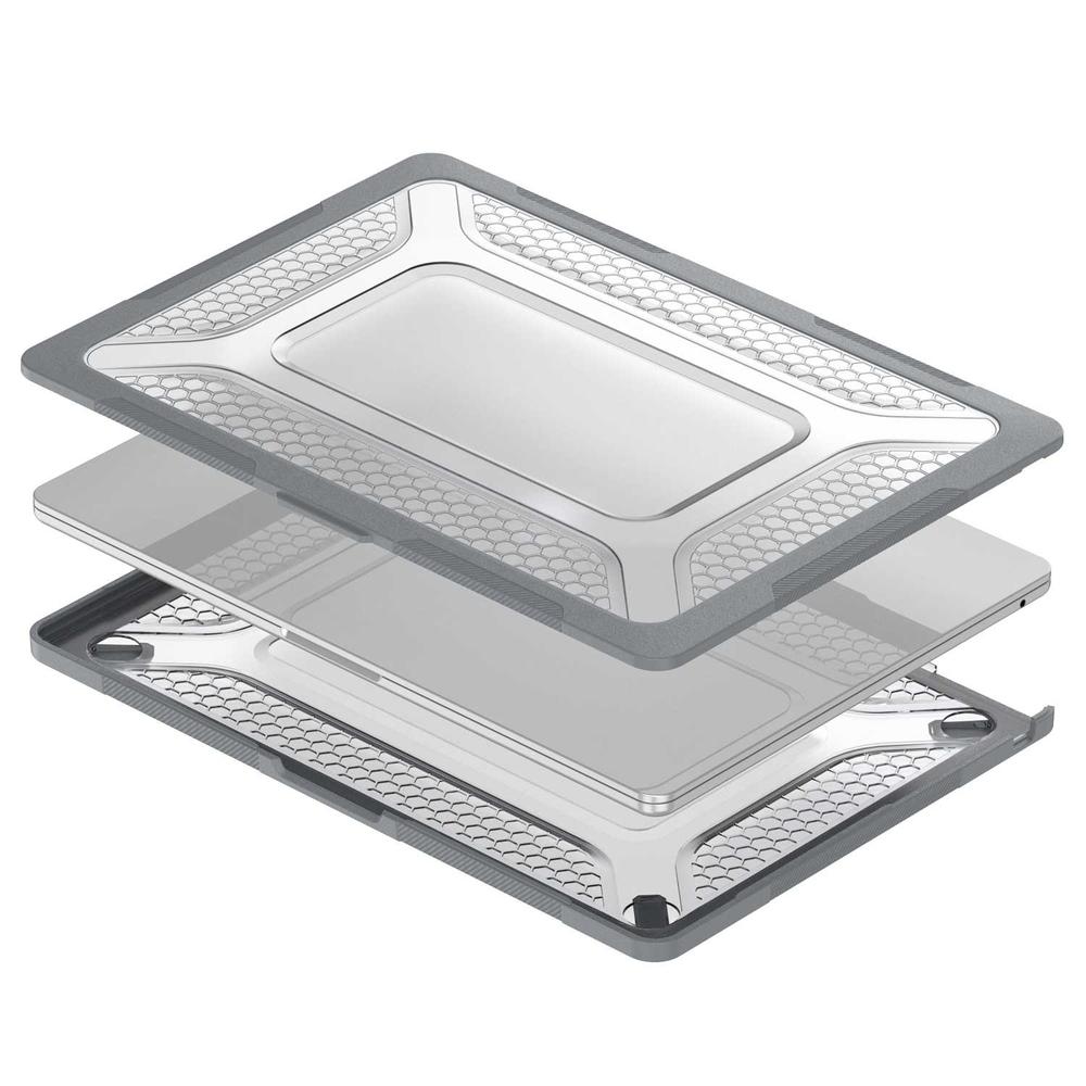 Foto 5 pulgar | Funda Tekku Hc Para Macbook Air 13 Gris A2337 M1 A2179 A1932 Uso Rudo