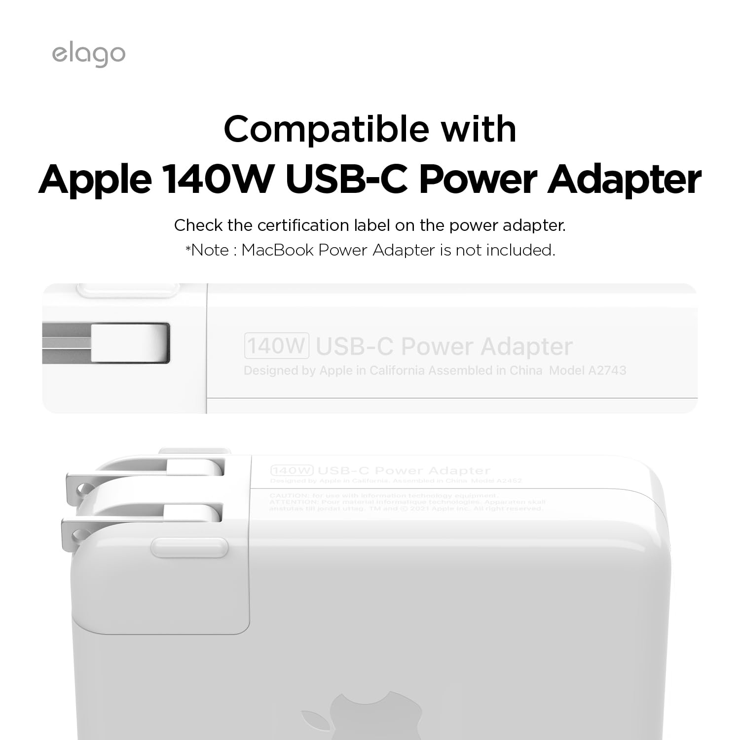 Foto 3 pulgar | Funda De Gestión De Cables Elago Charger Para Macbook Pro 16 - Venta Internacional.