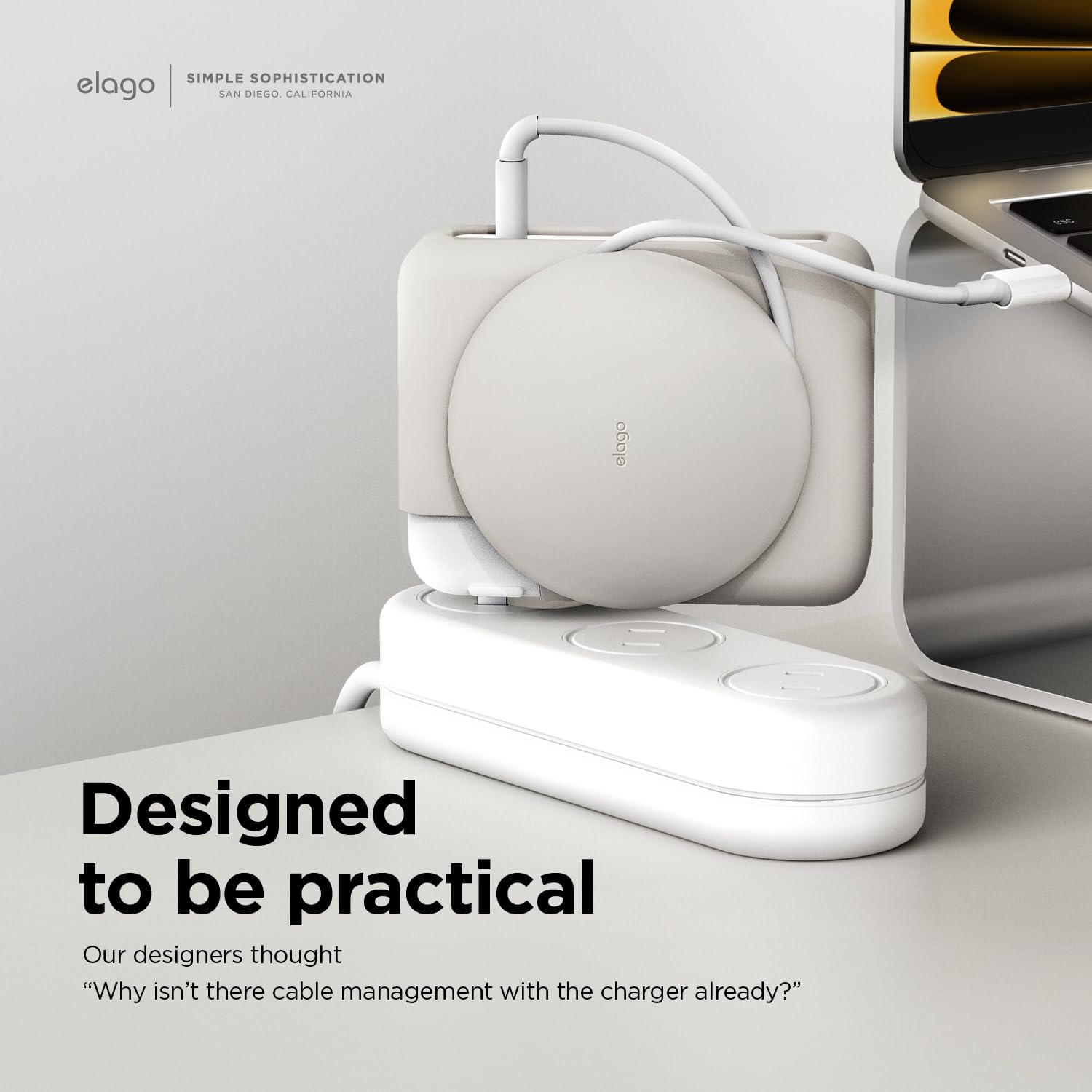 Foto 4 pulgar | Funda De Gestión De Cables Elago Charger Para Macbook Pro 16 - Venta Internacional.