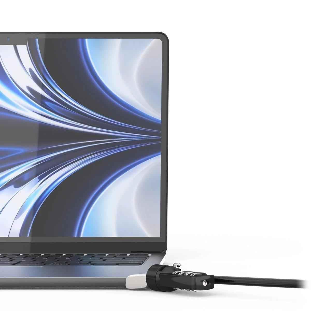 Adaptador Ledge Lock Para Macbook Air 13 Con Cerradura De Combinación, Plateado - Venta Internacional.