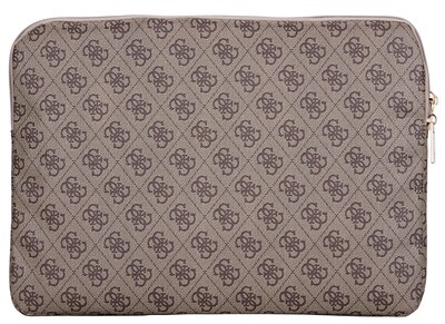 Foto 2 | Funda Original Guess 4g Triángulo Laptop 14 Café