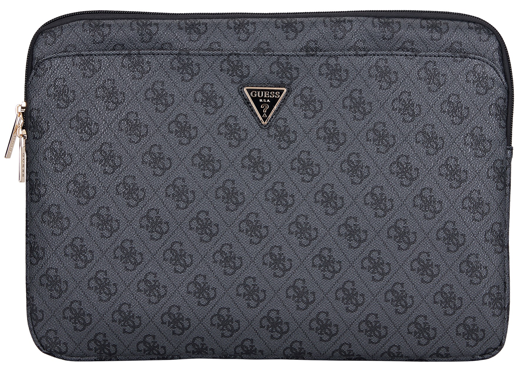 Funda Original Guess 4g Triángulo Laptop 14'' Negro