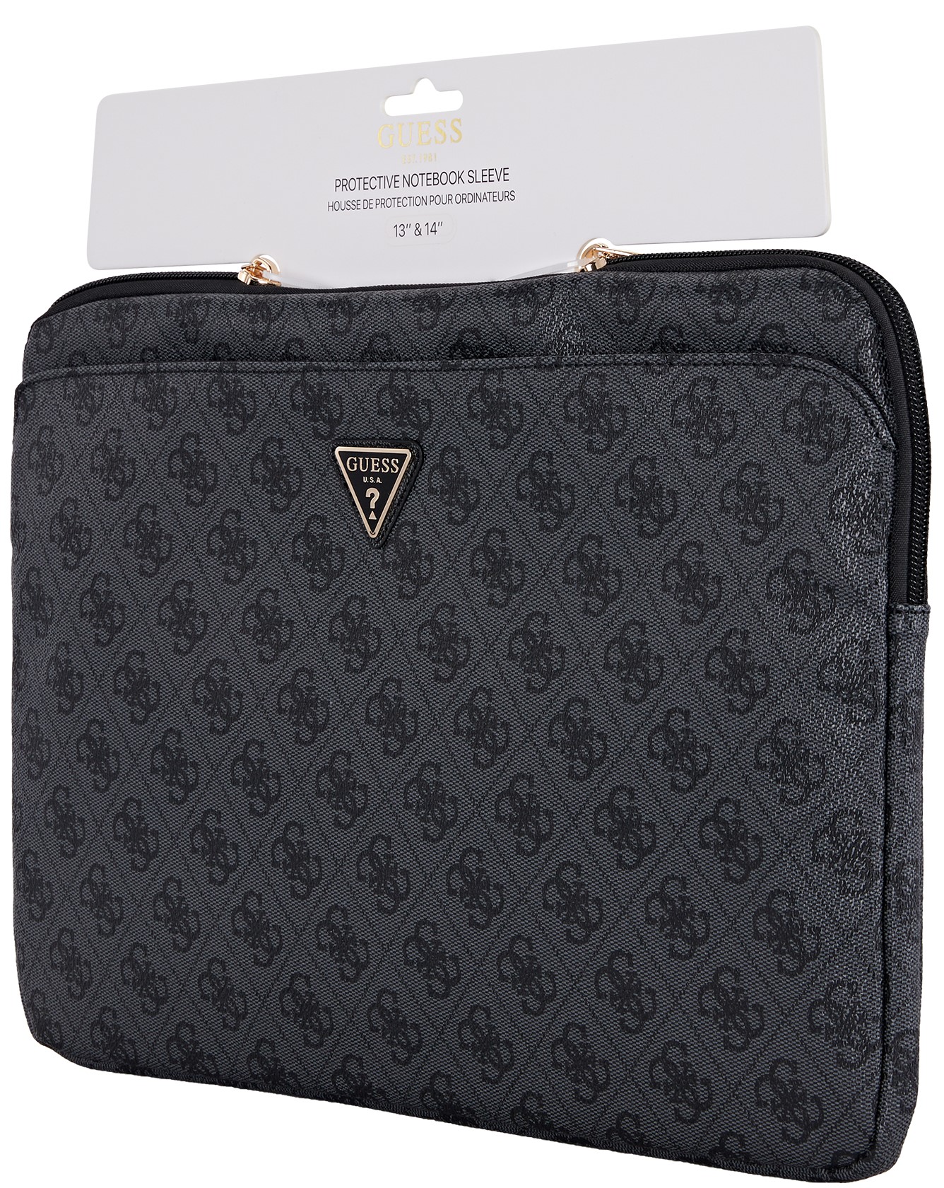 Foto 5 pulgar | Funda Original Guess 4g Triángulo Laptop 14'' Negro
