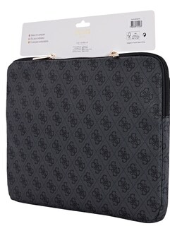 Foto 5 | Funda Original Guess 4g Triángulo Laptop 14'' Negro