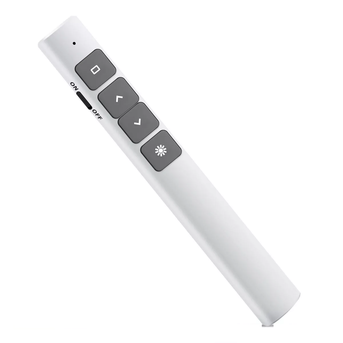 Apuntador Presentador Láser Inalámbrico Remoto Usb Recargable Eo Safe Imports Esi-17429  Blanco