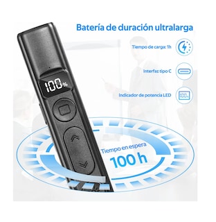 Foto 4 | Apuntador Presentador Láser Inalámbrico Remoto Negro