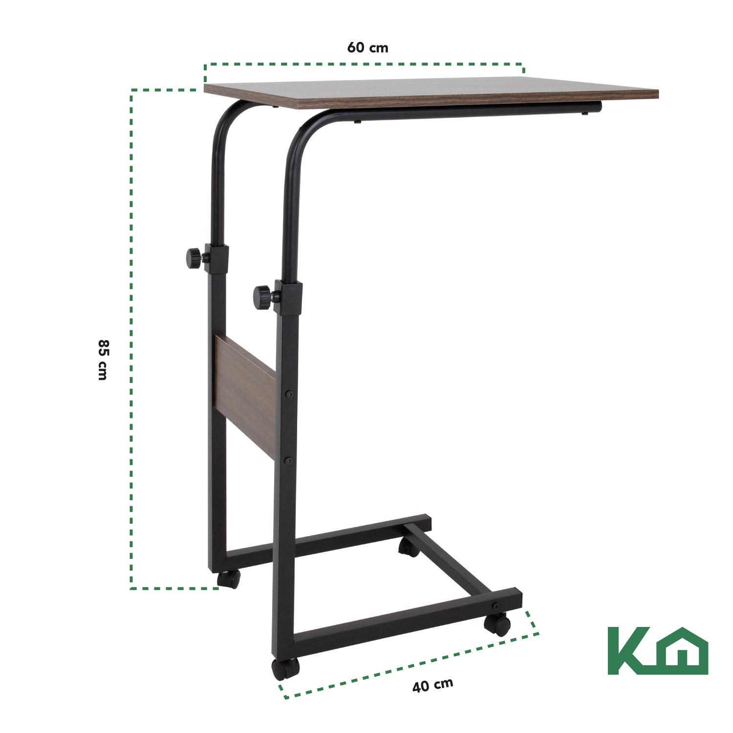 Foto 6 pulgar | Mesa Base Para Laptop Portátil Ruedas Altura Ajustable Cama KingsHouse