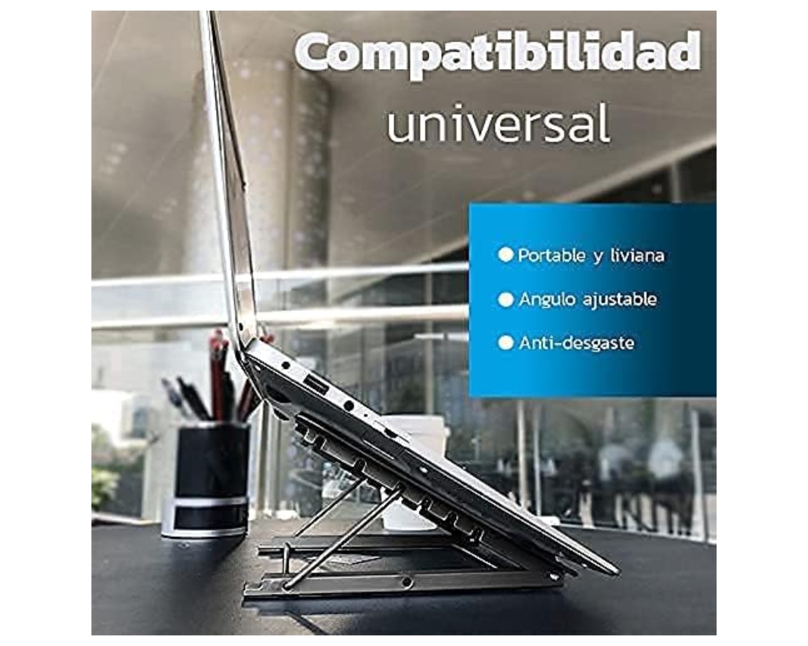 Foto 5 pulgar | Soporte para Laptop y Tableta Portátil Bluelander de 7" a 14" color Negro