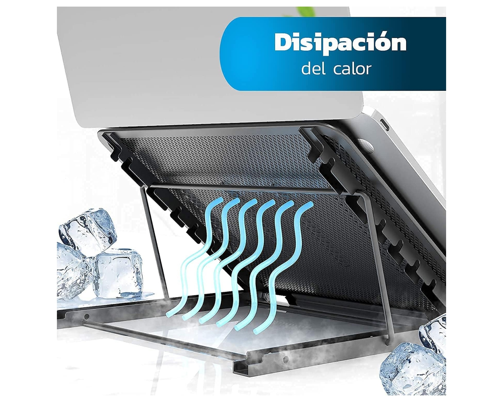 Foto 6 pulgar | Soporte para Laptop y Tableta Portátil Bluelander de 7" a 14" color Negro