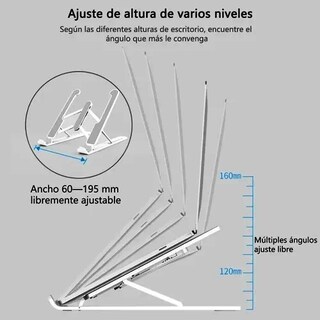 Foto 4 | Soporte para Laptop Premium Ele-gate Ergonómicamente Ajustable
