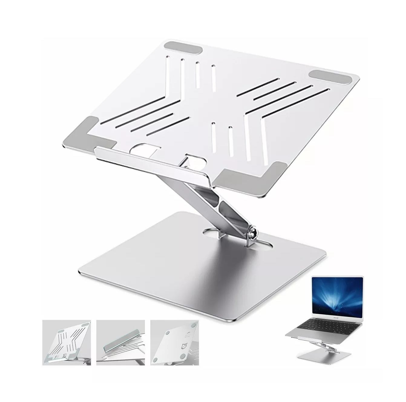 Foto 5 | Soporte Belug color Plata para Laptop