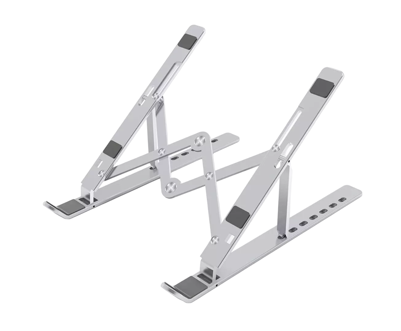Foto 2 pulgar | Base Soporte Para Laptop Aluminio Plegable Portátil Y Ajustable, Plata