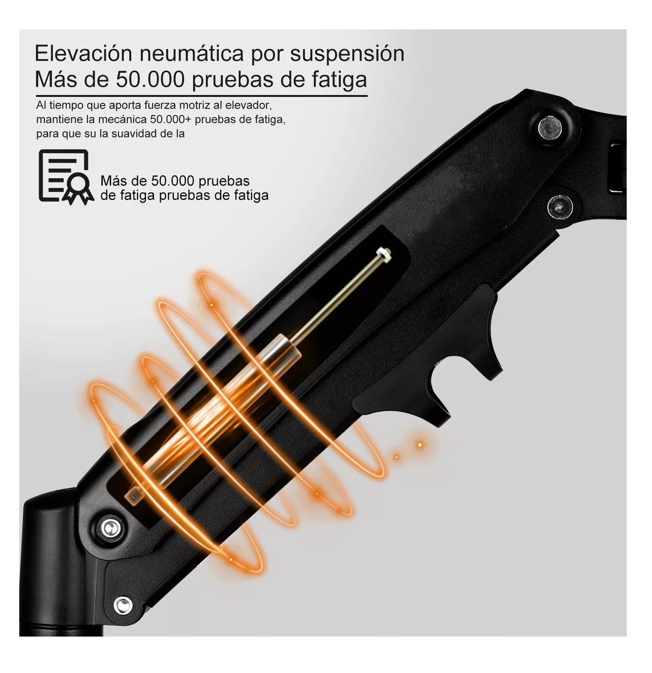 Foto 3 pulgar | Soporte Monitor de Brazo Ergonómico Negro para Laptop de 10 a 17"