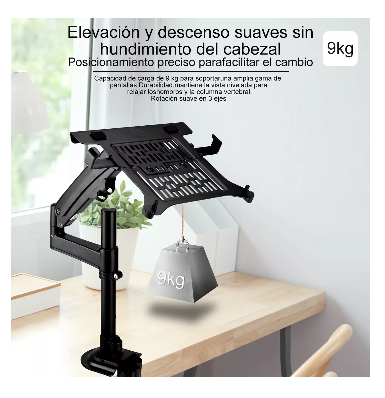 Foto 6 pulgar | Soporte para Laptop Lab.G Negro de 10 a 17"