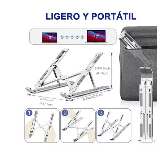 Foto 3 pulgar | Soporte para Laptop Wünd Ajustable