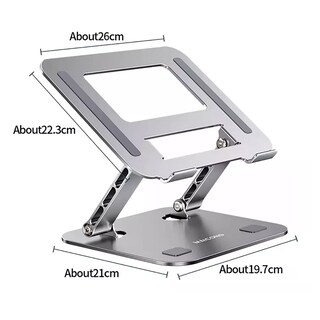 Foto 2 | Base Soporte Para Laptop Tableta Portátil Ajustable Plegable Eo Safe Imports Esi-14258 Gris
