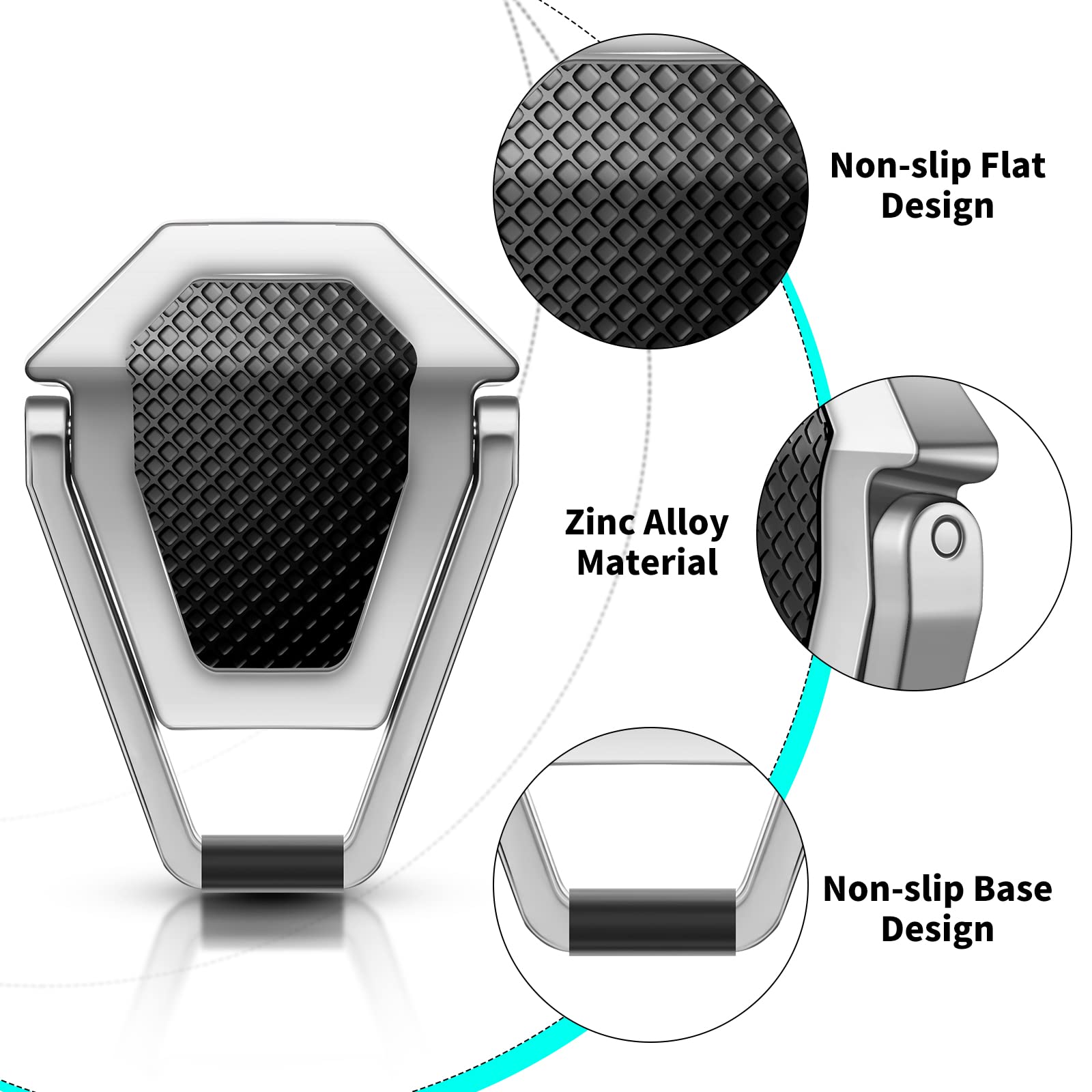 Foto 4 pulgar | Soporte Portátil De Aluminio Konohan Para Teclado Portátil, 4 Piezas - Venta Internacional.