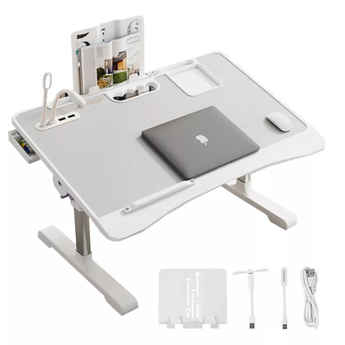 Mesa De Ordenador Cama Plegable Y Elevable Eo Safe Imports Esi-14821 Blanco