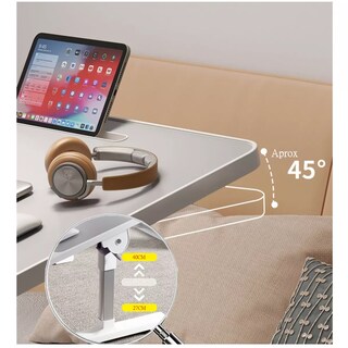 Foto 2 | Mesa De Ordenador Cama Plegable Y Elevable Eo Safe Imports Esi-14821 Blanco