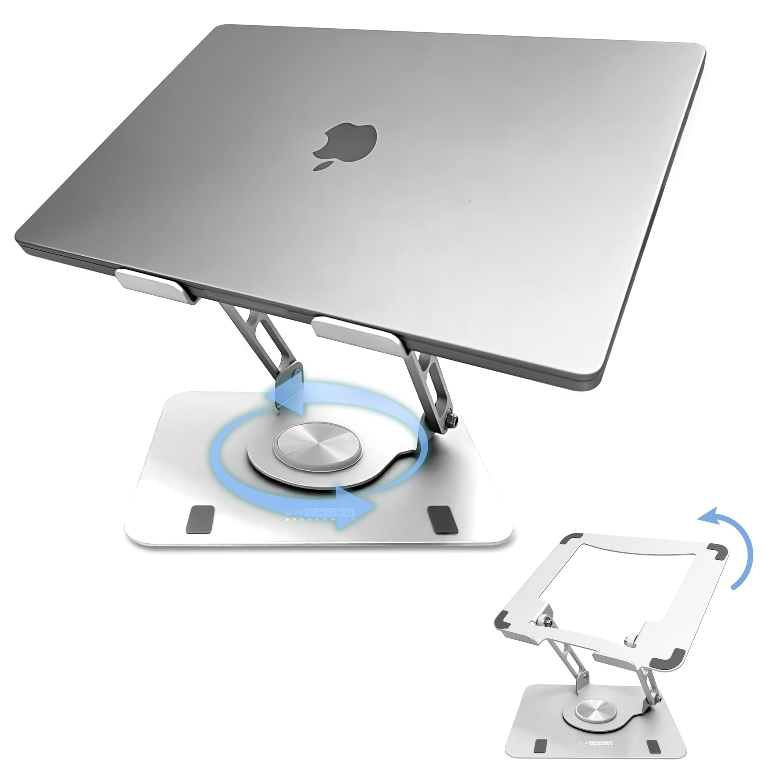 Soporte Para Ordenador Portátil, Ergonómico, Giratorio, Ajustable, Blanco - Venta Internacional.