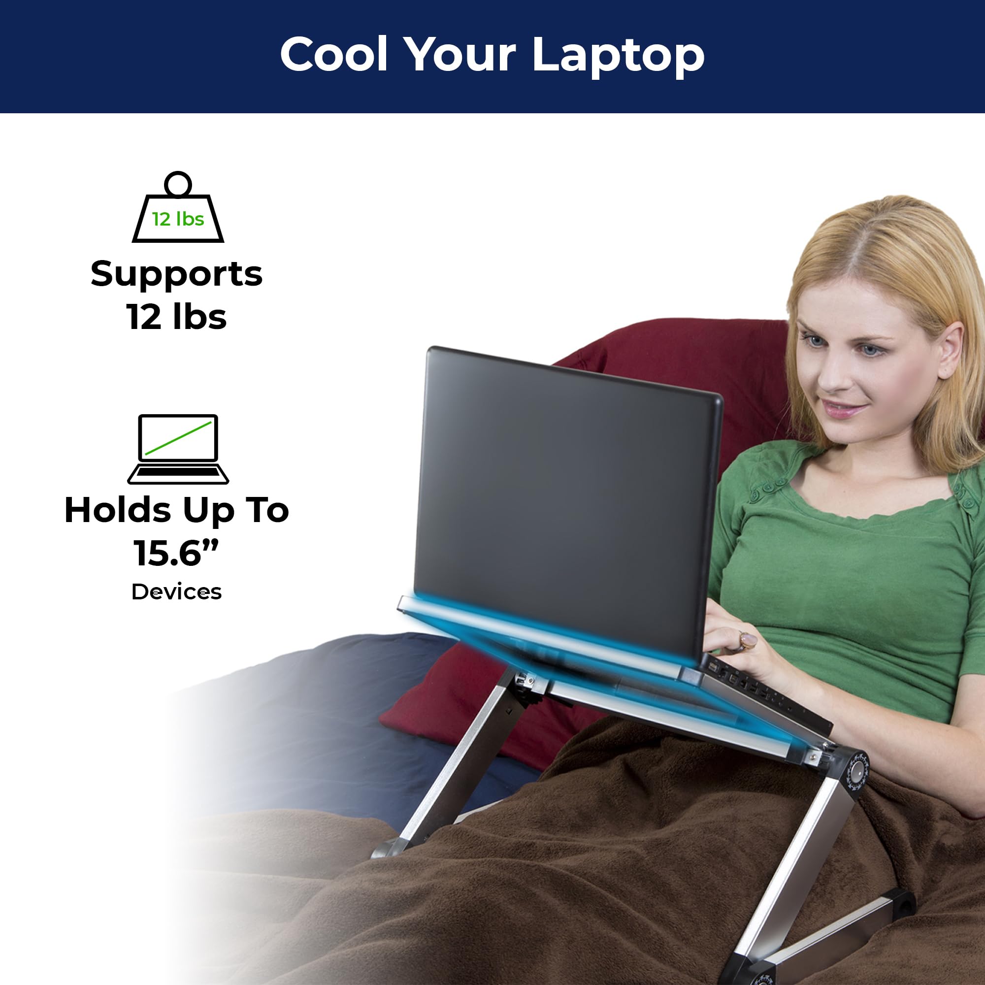Foto 5 pulgar | Soporte Para Portátil Uncaged Ergonomics Workez Light Silver - Venta Internacional.