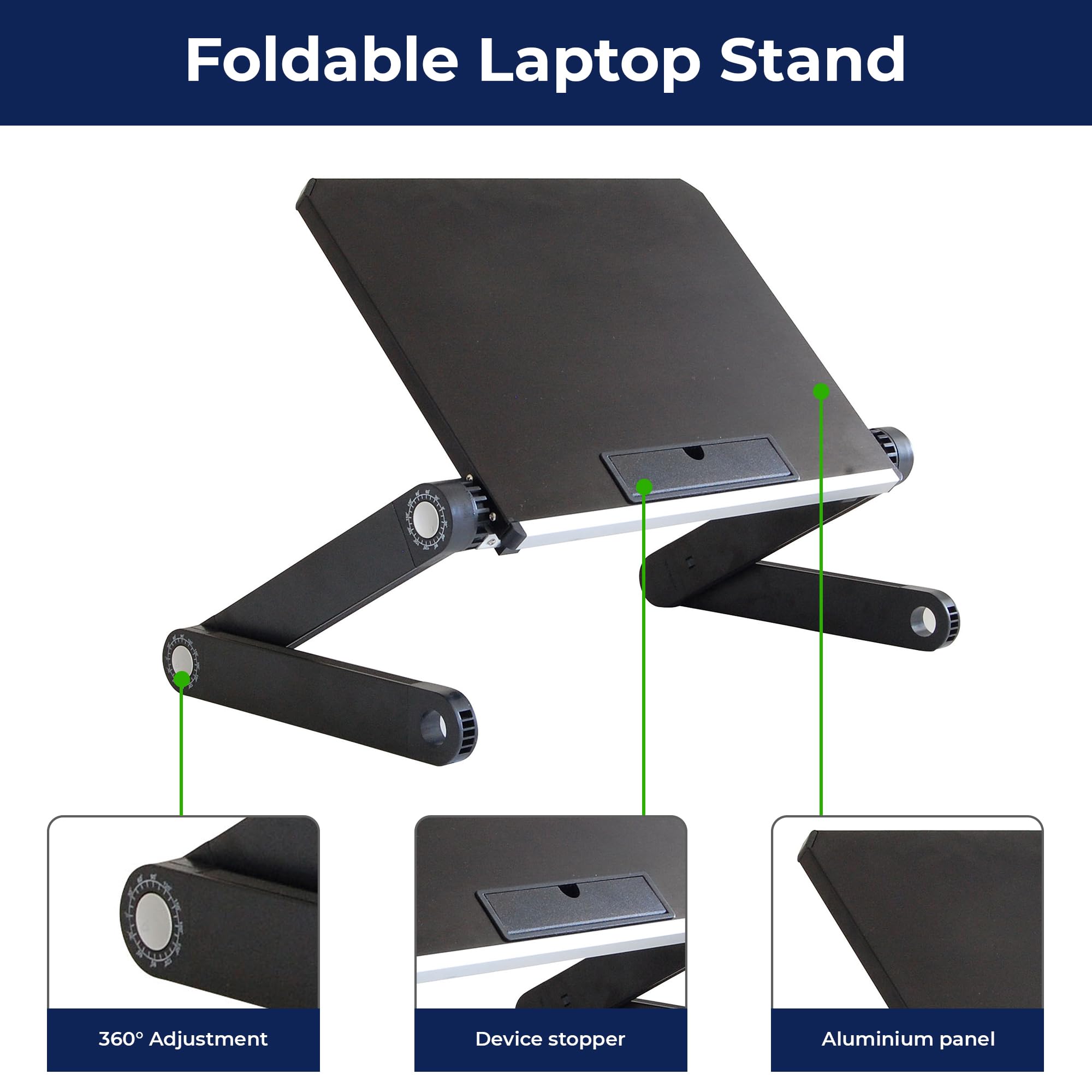 Foto 5 pulgar | Soporte Para Portátil Sin Marco, Ergonómico, Workez Light, Ajustable - Venta Internacional.