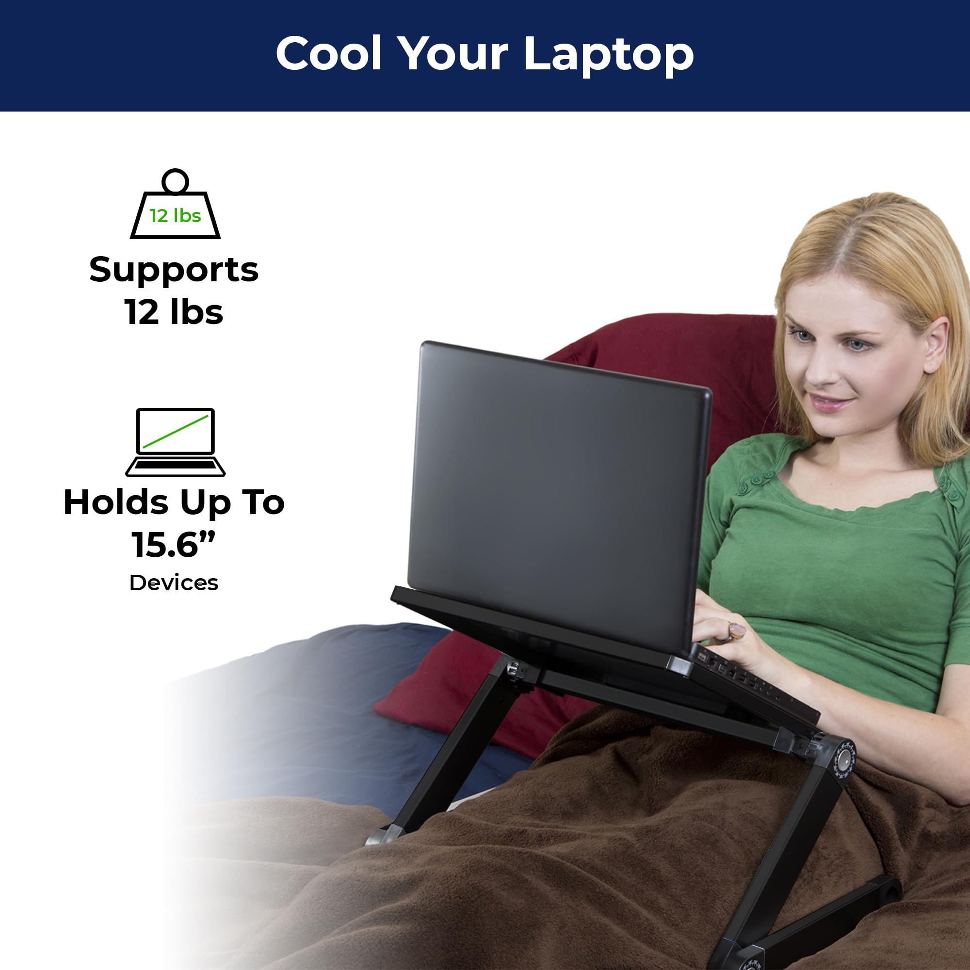 Foto 6 pulgar | Soporte Para Portátil Sin Marco, Ergonómico, Workez Light, Ajustable - Venta Internacional.