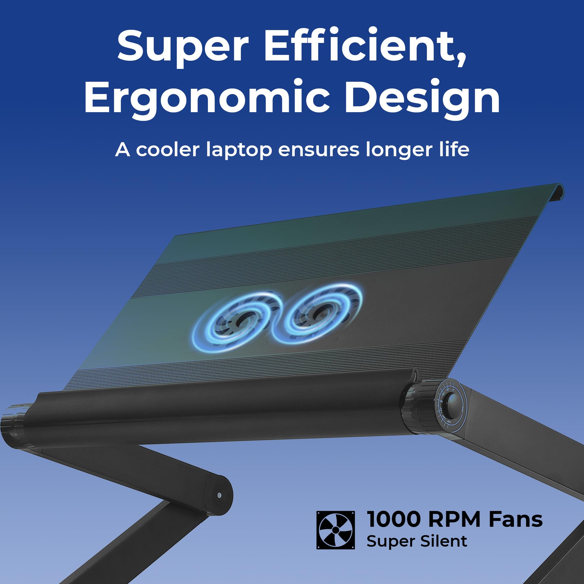 Foto 4 | Soporte Para Portátil Uncaged Ergonomics Workez Executive Negro - Venta Internacional.