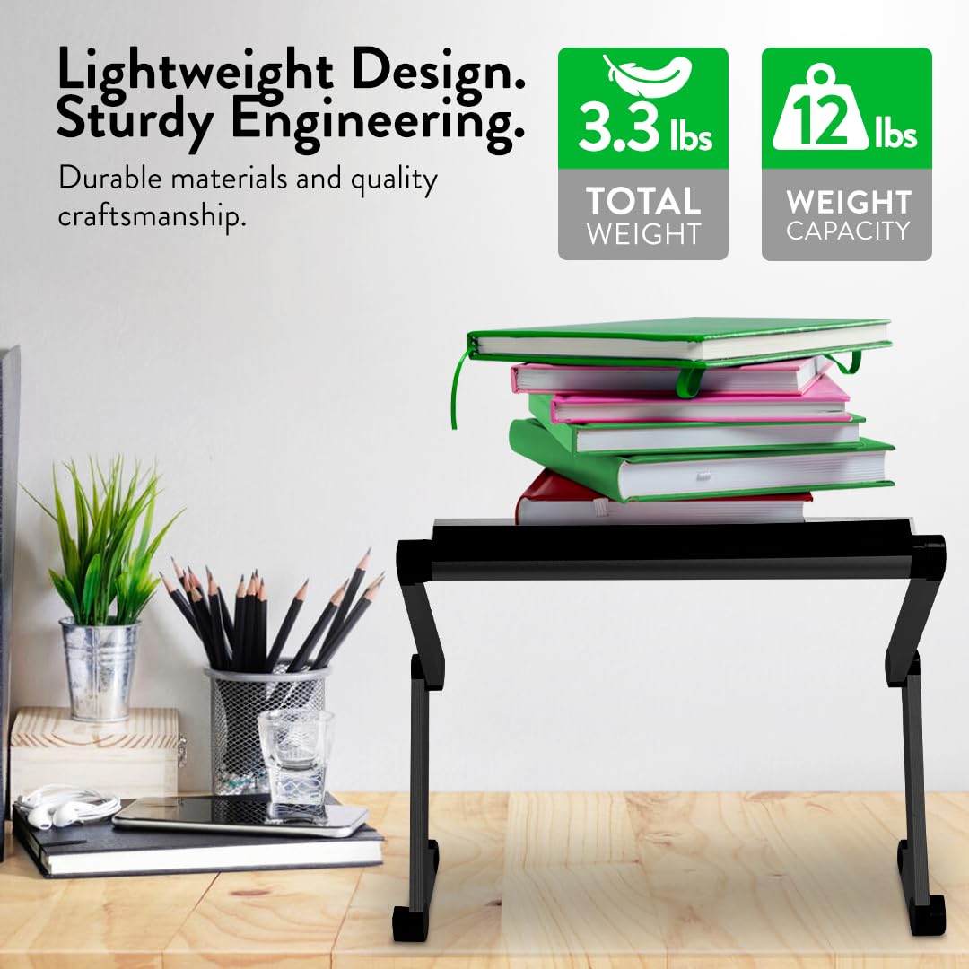 Foto 7 | Soporte Para Portátil Uncaged Ergonomics Workez Ajustable Negro - Venta Internacional.