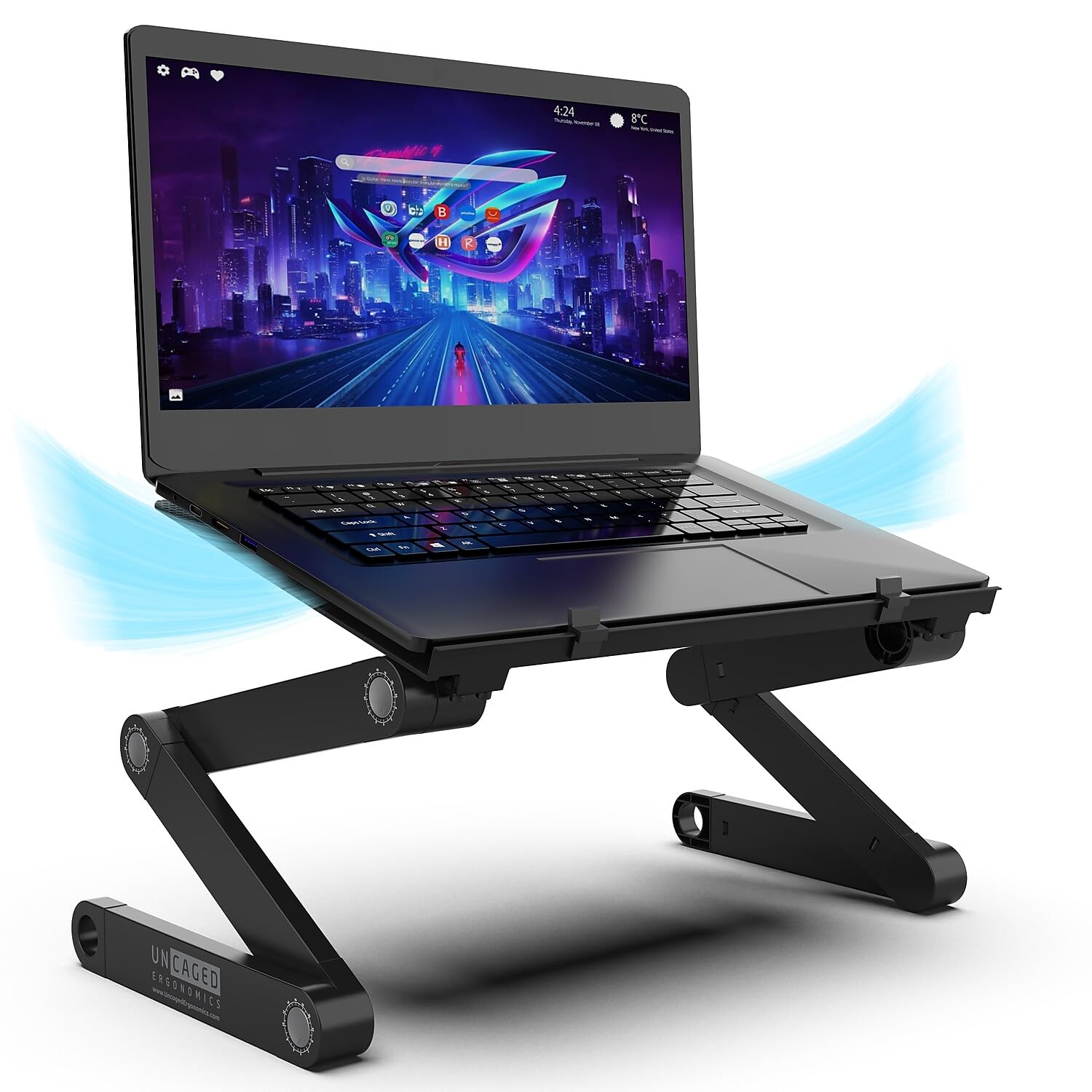 Foto 3 pulgar | Soporte para Portátil sin Carcasa Ergonomía Workez Altura Ajustable - Venta Internacional