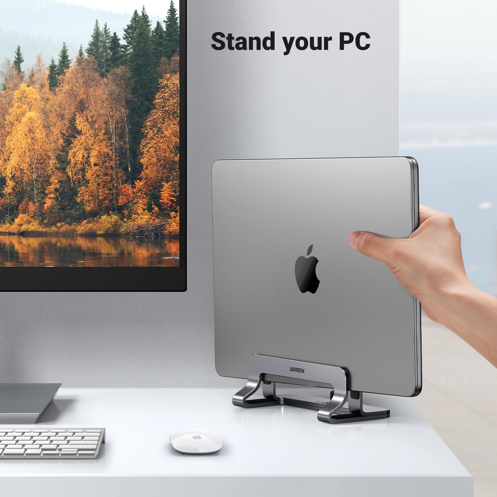 Foto 2 | Soporte Vertical para Portátil Ugreen para MacBook de Hasta 17,3 Pulgadas - Venta Internacional