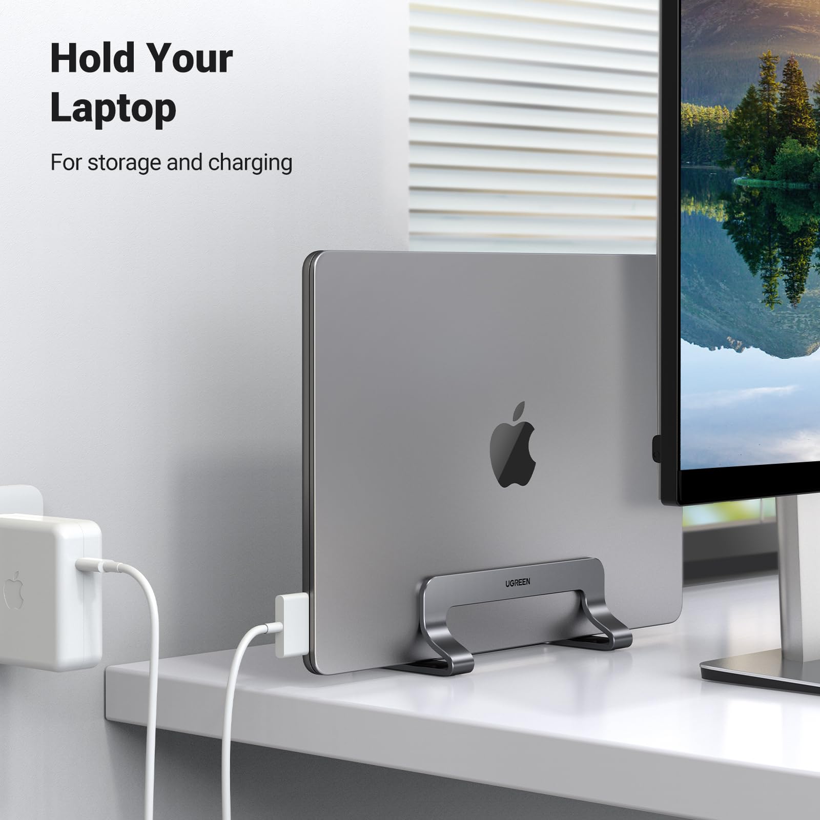 Foto 6 pulgar | Soporte Vertical para Portátil Ugreen para MacBook de Hasta 17,3 Pulgadas - Venta Internacional