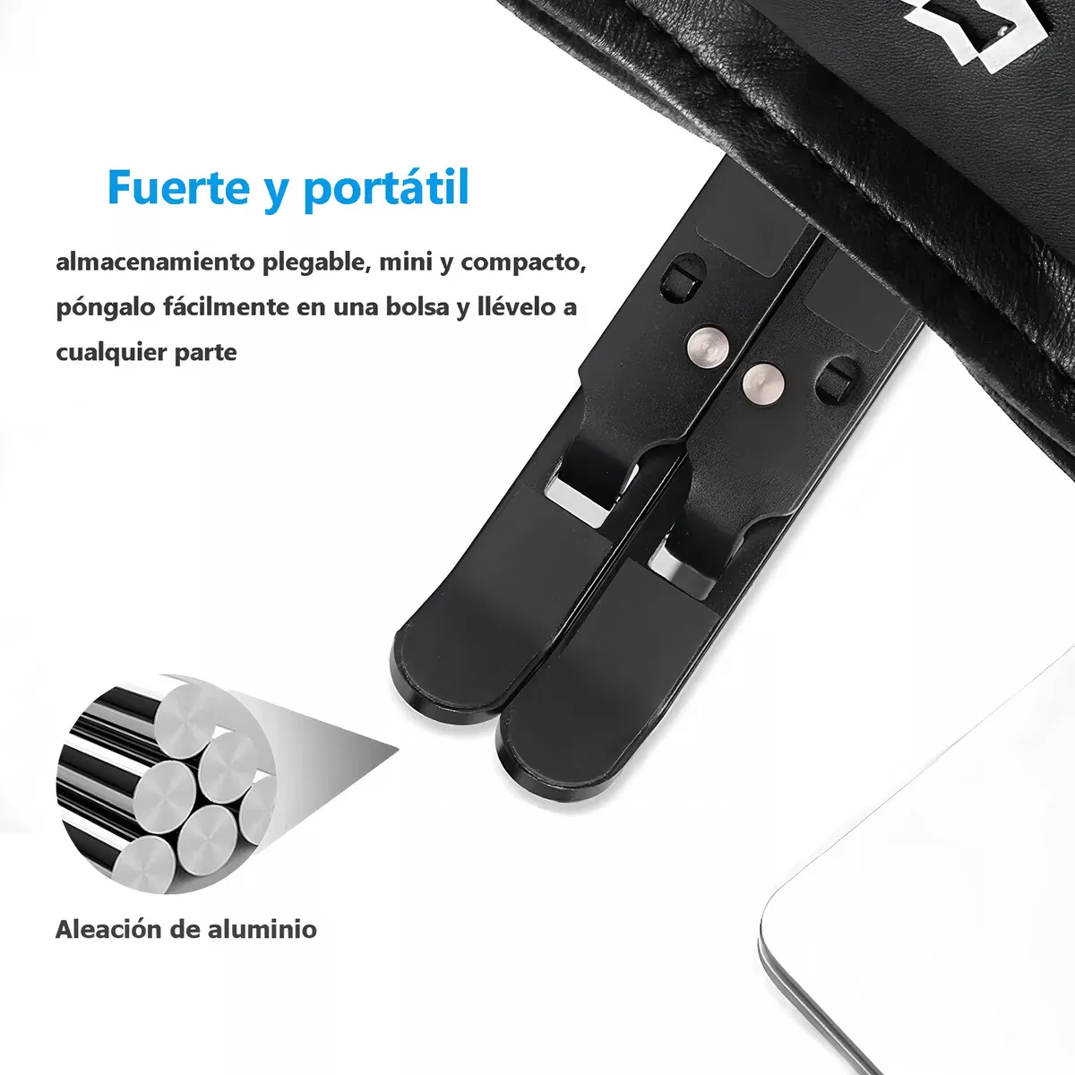 Foto 4 pulgar | Base Soporte Plegable para Laptop Eo Safe Imports ESI-17305 Negro Portátil y Ajustable