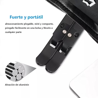 Foto 3 | Base Soporte Plegable para Laptop Eo Safe Imports ESI-17305 Negro Portátil y Ajustable