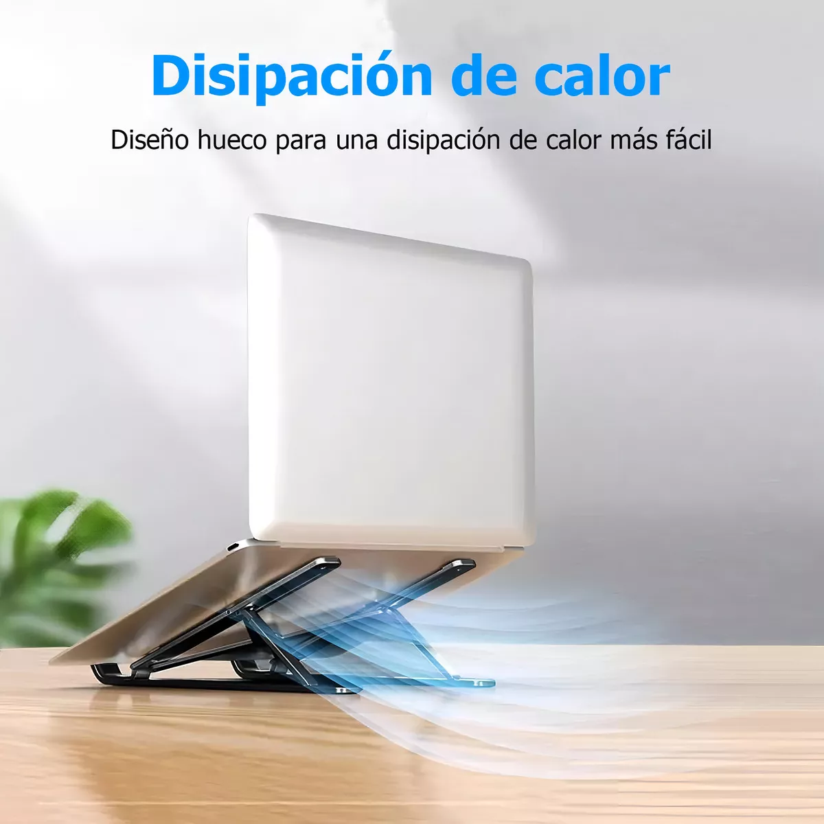 Foto 5 pulgar | Base Soporte Plegable para Laptop Eo Safe Imports ESI-17305 Negro Portátil y Ajustable