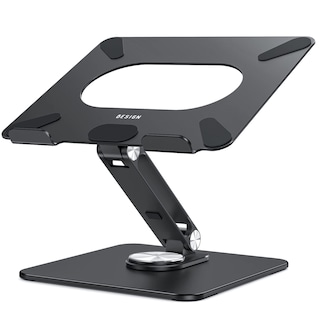 Foto 1 | Soporte para Portátil Besign con Base Giratoria de 360° para 10-15,6" Negro - Venta Internacional
