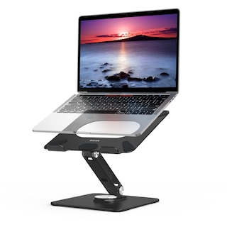 Foto 2 | Soporte para Portátil Besign con Base Giratoria de 360° para 10-15,6" Negro - Venta Internacional