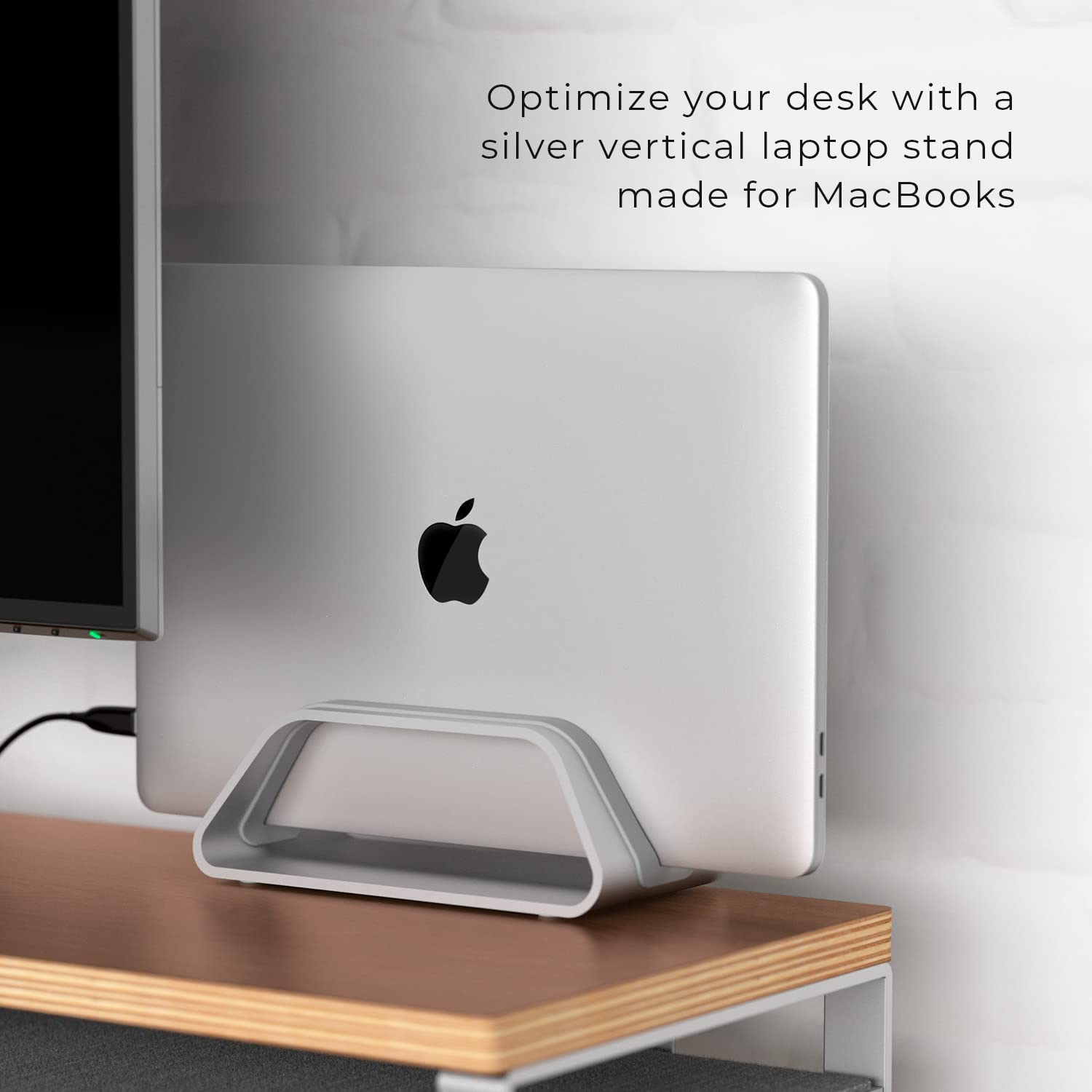 Foto 7 pulgar | Soporte Vertical Para Portátil Humancentric Para Macbook Silver - Venta Internacional.