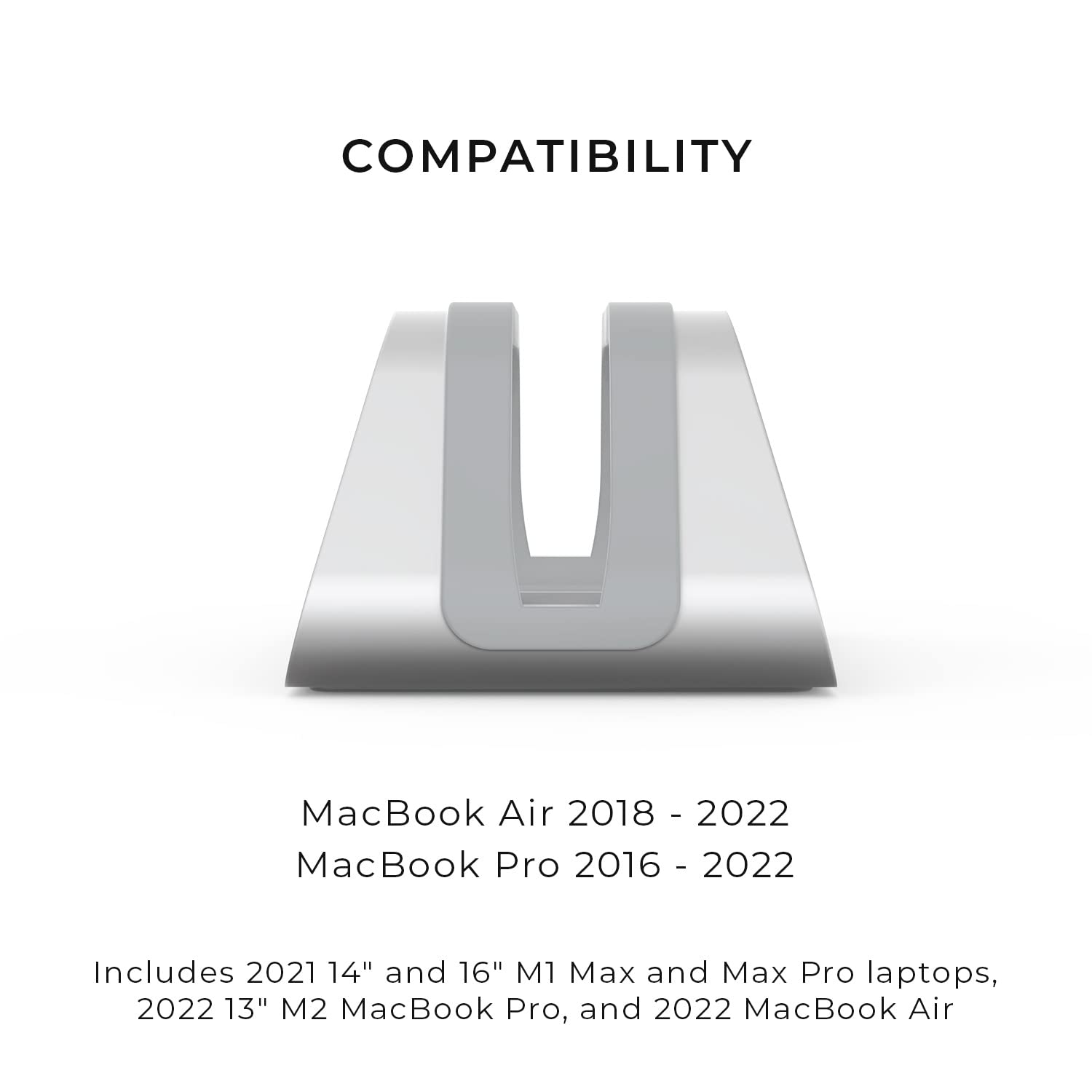 Foto 8 pulgar | Soporte Vertical Para Portátil Humancentric Para Macbook Silver - Venta Internacional.