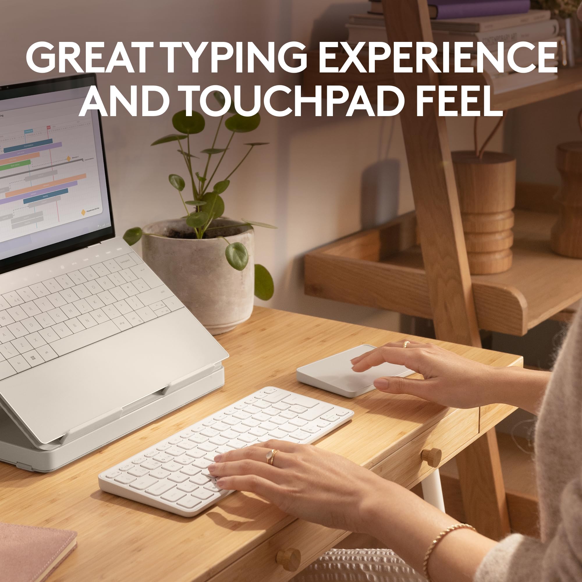 Foto 5 | Kit De Escritorio Plegable Logitech Casa Work From Home Con Soporte Para Portátil - Venta Internacional.
