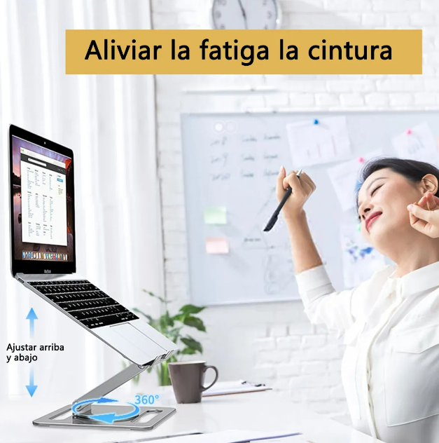 Foto 4 pulgar | Base Xtellar Soporte Laptop Espesar Giratorio 360 Ángulo Ajustable