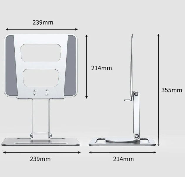 Foto 5 pulgar | Base Xtellar Soporte Laptop Espesar Giratorio 360 Ángulo Ajustable