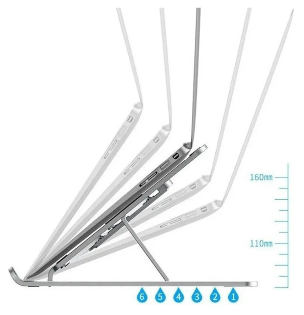 Foto 5 pulgar | Base Xtellar Soporte Portátil - Laptop Plegable Color Blanco