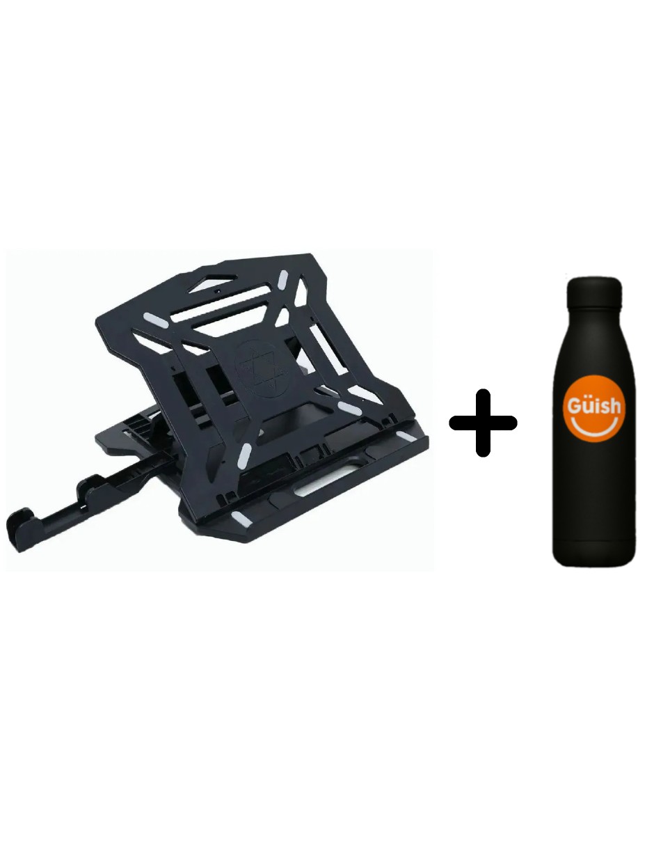Foto 2 pulgar | Soporte Para Computadora Portátil , Base Giratoria De 360° + Gratis Termo Güish De Regalo