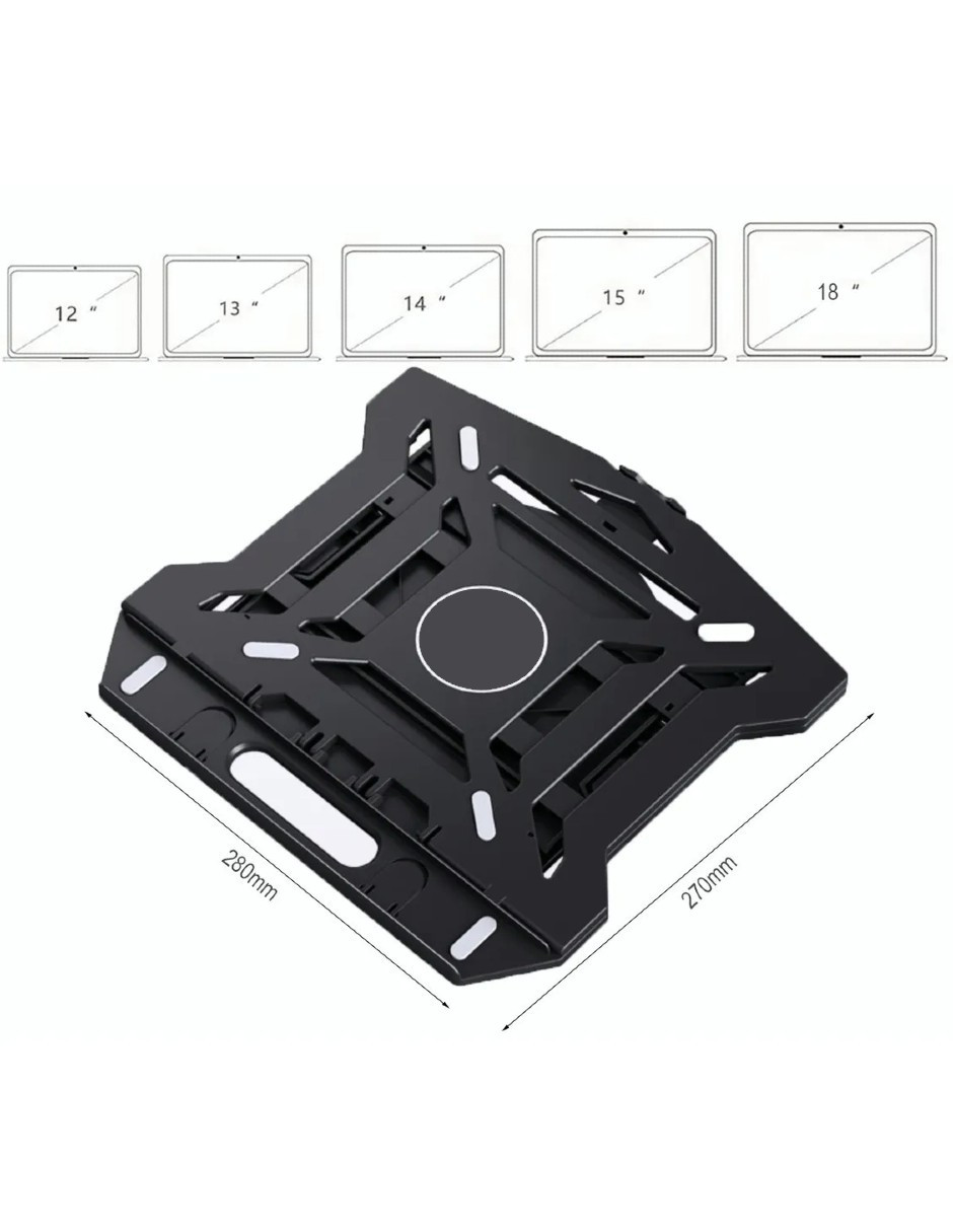Foto 5 pulgar | Soporte Para Computadora Portátil , Base Giratoria De 360° + Gratis Termo Güish De Regalo