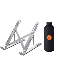 Foto 1 | Soporte De Aluminio Para Computadora Plegable + Gratis Termo Güish De Regalo