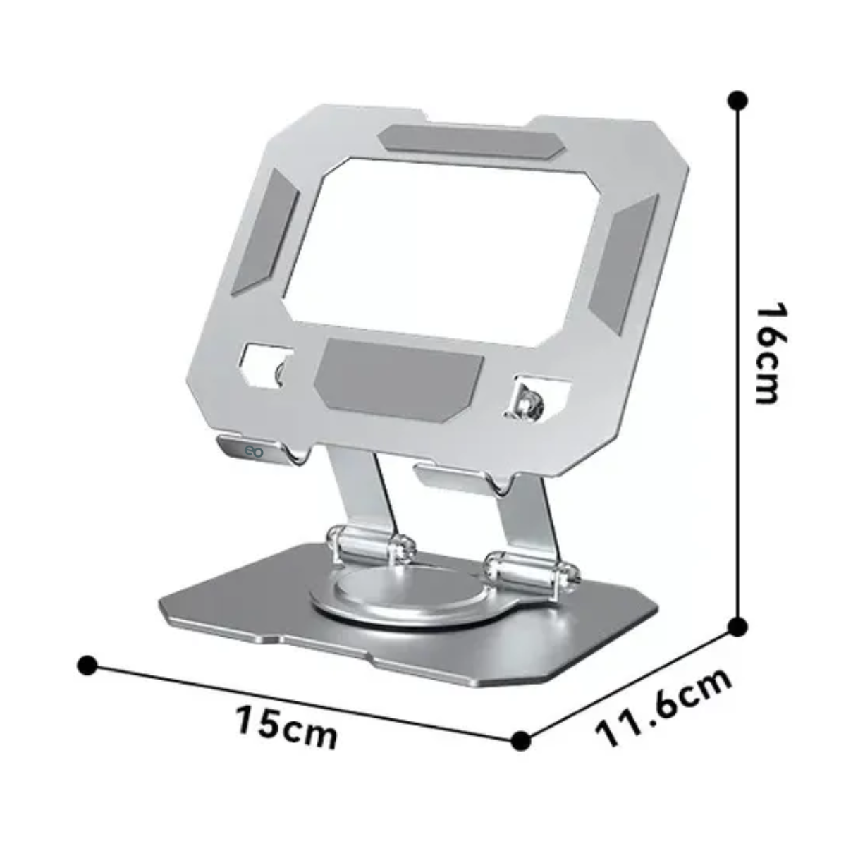Foto 3 | Soporte Tablet Base Giratoria 360° Plegable Para Ipad Eo Safe Imports Esi-20139 Plata