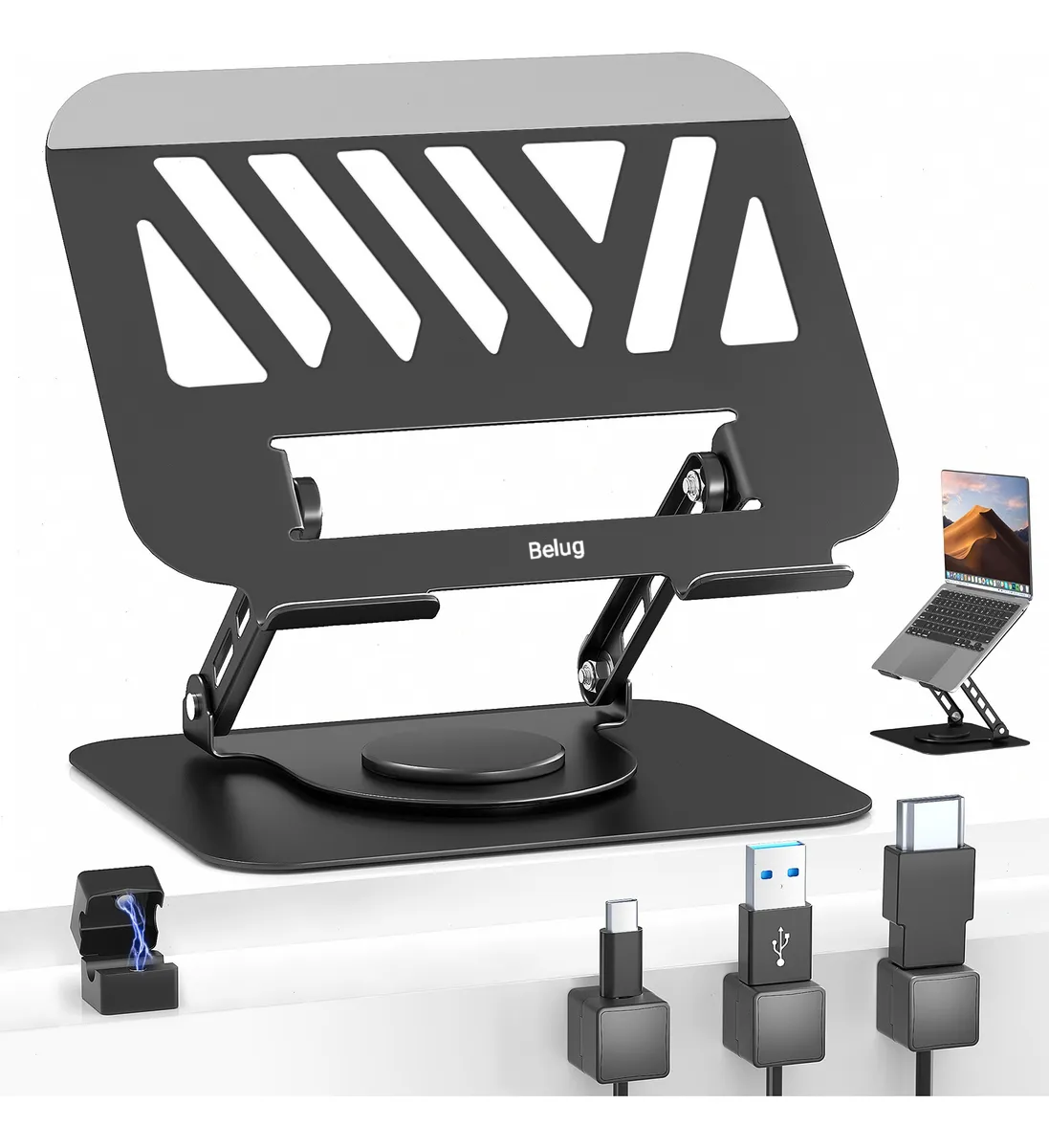 Foto 3 pulgar | Base para Laptop Belug Plegable