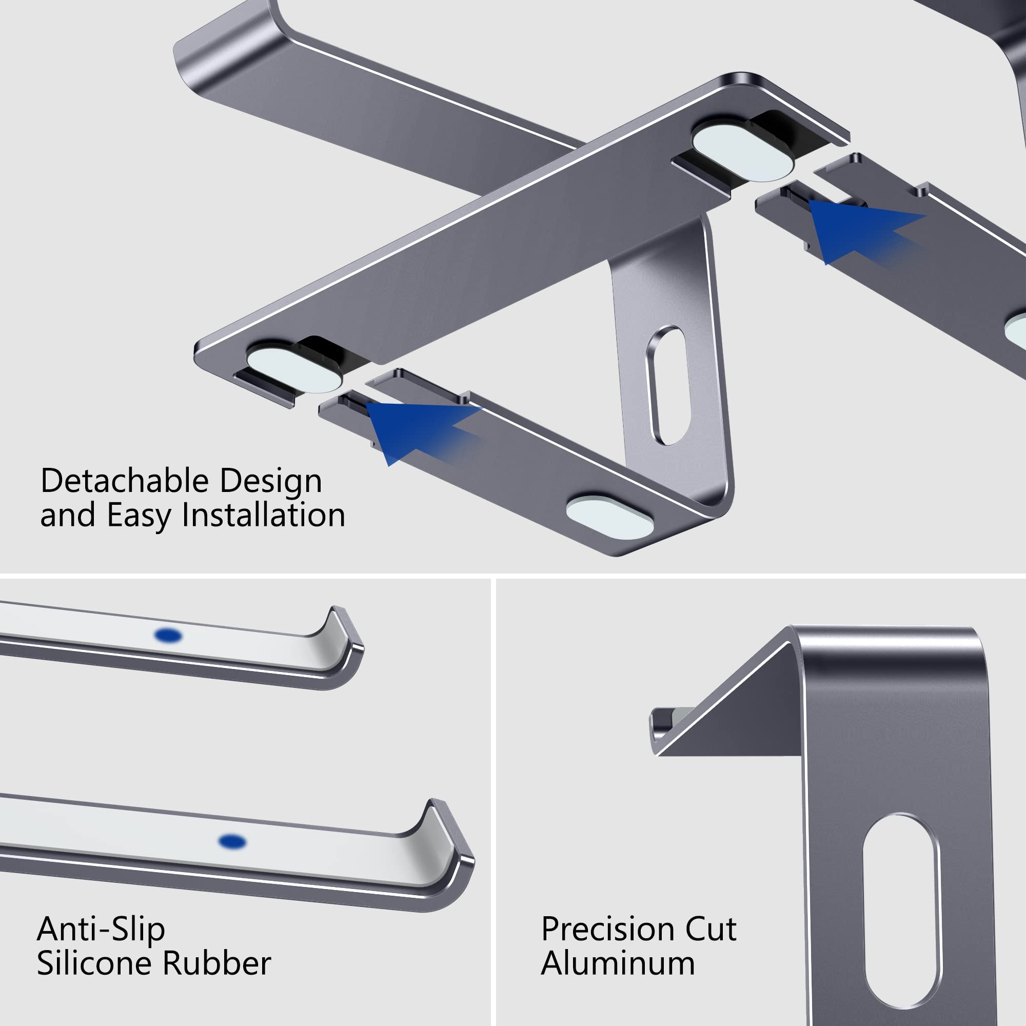 Foto 5 | Soporte Ergonómico Para Portátil Besign Ls03 De Aluminio Para 10-15 6 Pulgadas - Venta Internacional.
