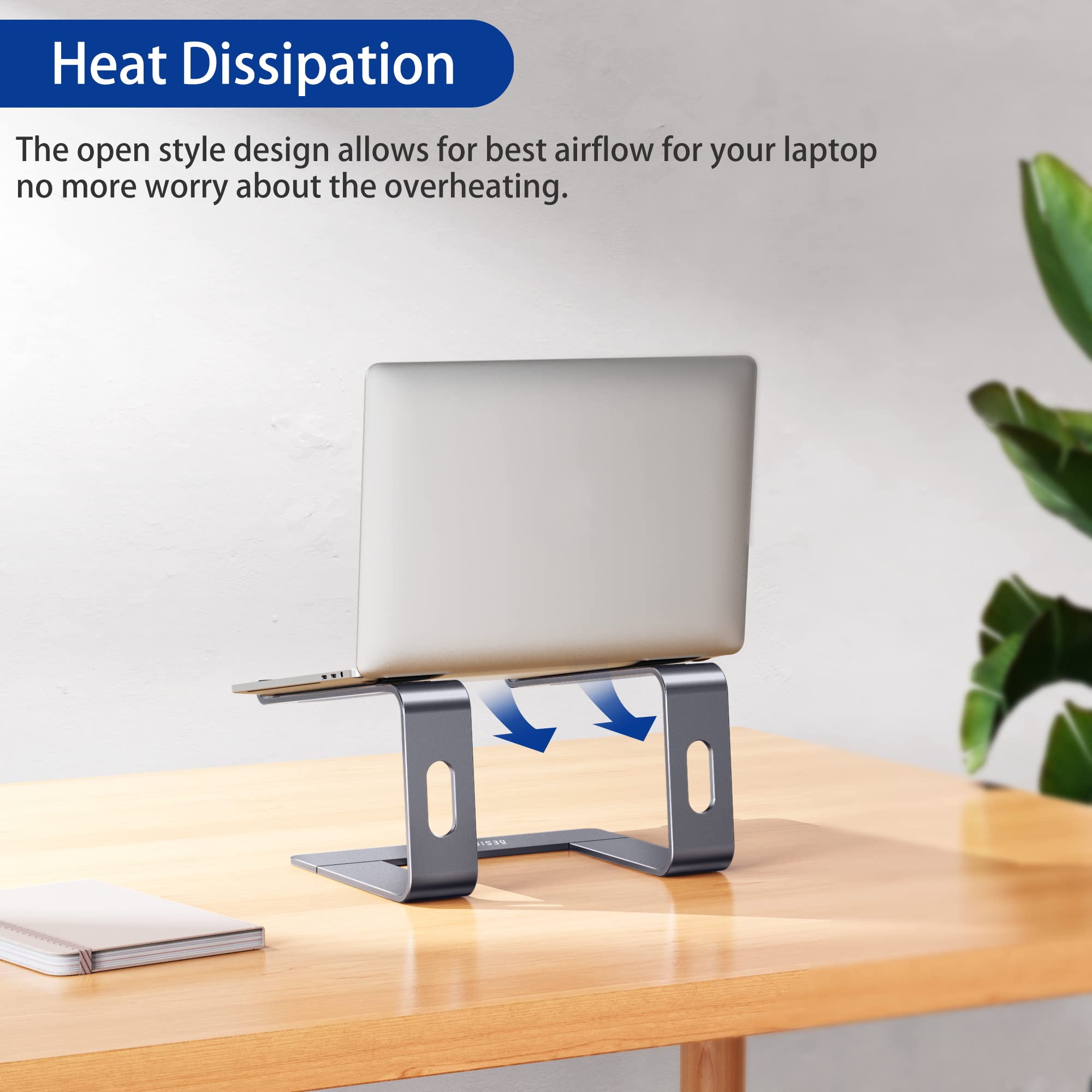 Foto 6 | Soporte Ergonómico Para Portátil Besign Ls03 De Aluminio Para 10-15 6 Pulgadas - Venta Internacional.